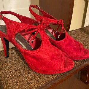 Elegant Red Women's Heels